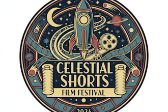 design a creative and cinematic film festival logo for your event