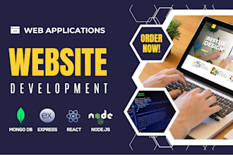 build web applications in mongodb express js react js and node js