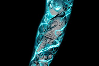design a polynesian maori tribal tattoo