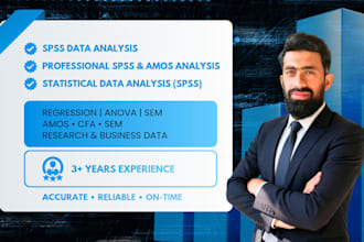 do data analysis using IBM spss
