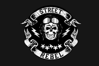 design best quality t shirt brand logo for biker clothes