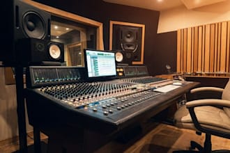 deliver a clean, punchy professional mix and master