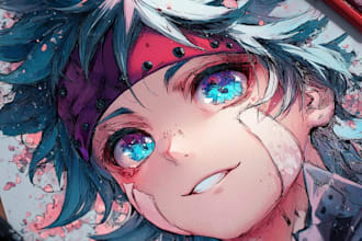 draw an amazing anime art