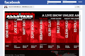 develop a custom App that loads your Website inside your FACEBOOK Page and will improve your branding, design, and marketing strategy