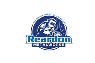 design industrial custom welding company logo