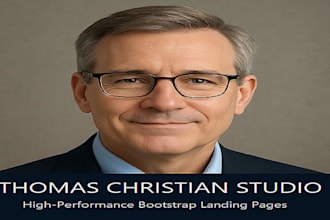 design a high converting bootstrap landing page
