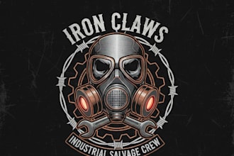 l design a bold and edgy gas mask logo for your brand