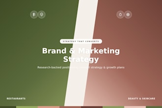 build a marketing strategy for beauty, skincare, or restaurant brands