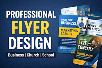 create clean and modern flyers in photoshop