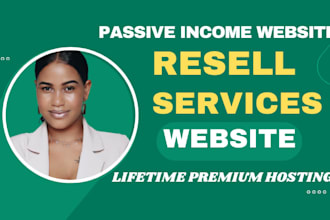 create automated professional digital services reseller site