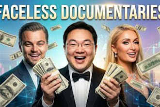 do faceless youtube documentary video editing