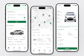 develop rent app, rental app, carpooling app, logistic app, property app