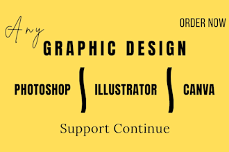 do impressive work in photoshop, illustrator