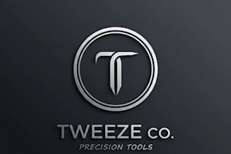 design a sleek and professional tweezers logo for your beauty brand