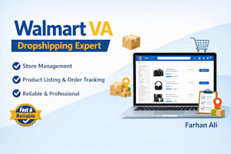 be your walmart virtual assistant for walmart dropshipping
