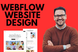 do webflow website design for business website, webflow expert