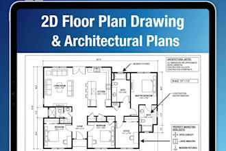 2d floor plan drawing, architectural plan, property marketing, construction plan