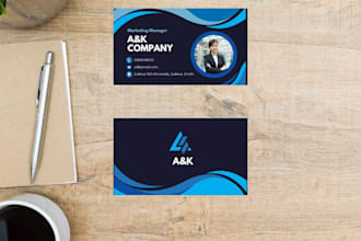 make postcard design, business card, and gift card