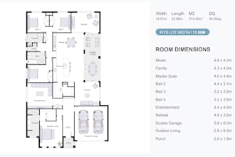 design clean black and white floor plans for property marketing