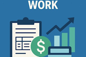 help out with financial reporting, preparation, accounting, or any finance works
