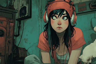 create comics and cartoon illustrations