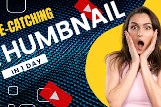 design eye catching youtube thumbnails