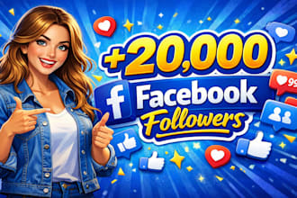expand 20,000 your facebook followers