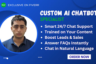 develop smart conversational bot that increases sales and improves respone