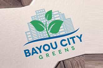 design super indoor urban hydroponic farm logo