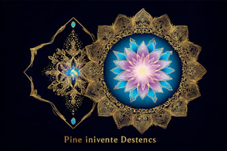 design sacred geometry mandala logo design