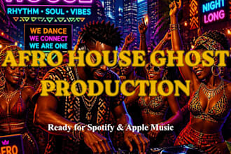 ghost produce a custom afro house track ready for release