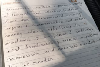 write neat and clean english and bengali handwriting