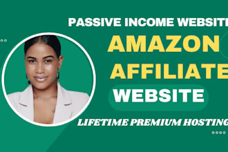 create amazon affiliate website for passive income