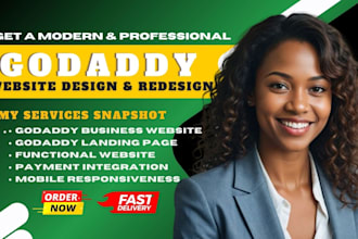 develop godaddy website design godaddy website redesign godaddy website design