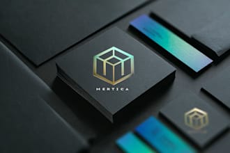 create a modern logo design and personalized brand identity