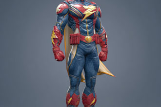create a amazing superhero character for you