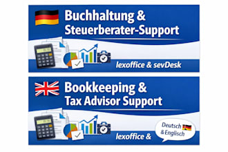 manage your bookkeeping with lexoffice or sevdesk