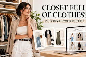 style your wardrobe and create personalized outfit looks for any occasion