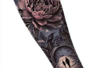 make a tattoo design of tattoo sleeve