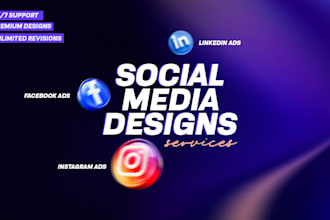 do facebook ads post, instagram post, linkedin post