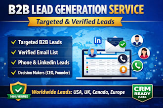 b2b lead generation service