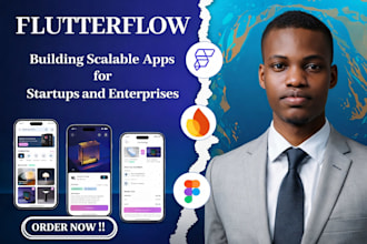 create and build complete app using flutter flow, app builder, flutter apps