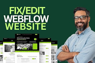 do webflow fix and redesign, webflow expert, webflow developer