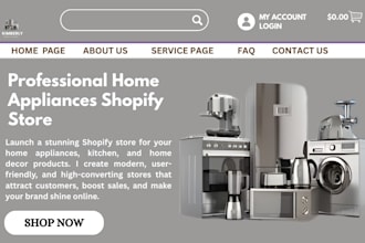 design home appliances shopify store kitchen website home decor kitchen utensils