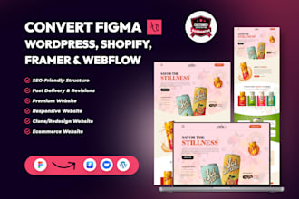do website design and develop it on wordpress, shopify, framer , webflow