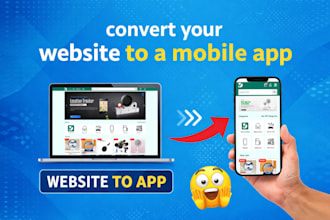 convert website to android and ios app