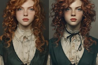 create a beautiful character