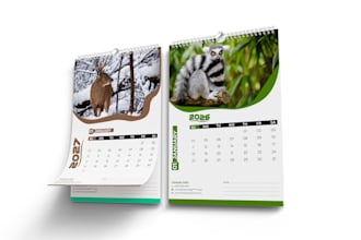 design a professional best desk and wall calendar 2027