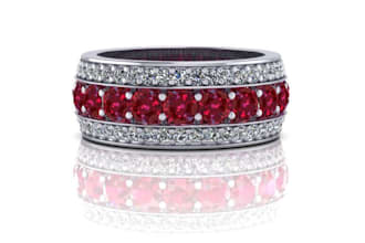 create jewelry design, statement ring gemstone ring fashion ring for 3d printing