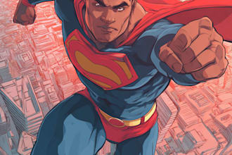 illustrate comic book covers, pages, pinups, superheroes
